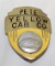 Yellow Cab Co Employee Badge w/ Auto Emblem