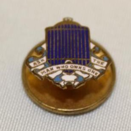 Packard Radiator Shaped Pin Badge "Ask The Man Who Owns One"