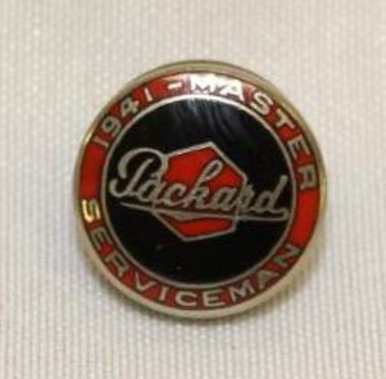 Packard 1941 Master Serviceman Pin Badge