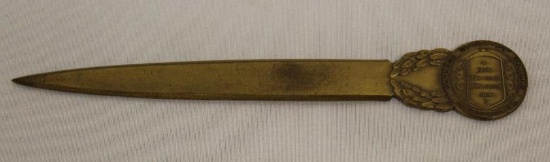 Packard Bridgeport Motors Letter Opener