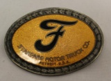 Fisher Standard Motor Truck Radiator Emblem Badge