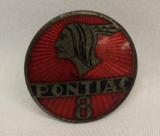 Pontiac 8 Indian Radiator Emblem Badge