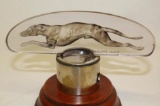 Amethyst Levrier Greyhound Radiator Mascot by R. Lalique
