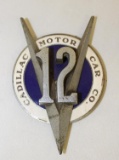 Cadillac V12 Radiator Emblem Badge