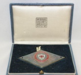 1933 Automobile Club of Nice and Cote de Azur French Riviera Rally Badge Race Medallion