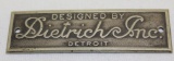 Dietrich of Detroit Coachbuilder Body Tag Emblem