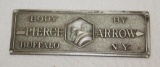 Pierce-Arrow of Buffalo Body Tag Emblem Badge