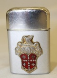Packard Motor Co Ronson Lighter w/ Cloisonne Crest Emblem Badge