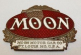 Moon Motor Car Co Radiator Emblem Badge