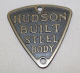 Hudson Motor Car Co Body Tag Emblem Badge