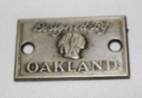 Oakland Pontiac Motor Car Co Body Tag Emblem Badge