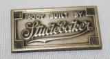 Studebaker Motor Car Co Body Tag Emblem Badge