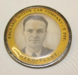 Packard Motor Car Co T Div. Employee Badge
