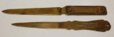 Pair of Cadillac LaSalle Letter Openers from PA