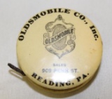Oldsmobile Motor Car Co Celluloid Tape Measure from Reading Pa Advertisment