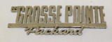 Grosse Pointe Packard Radiator Emblem Badge Script