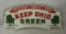 Keep Ohio Green License Plate Topper