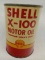 Shell X-100 Motor Oil Quart Can