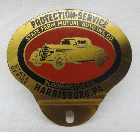 State Farm Auto Insurance Harrisburg, PA License Plate Topper