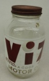 Viz Motor Oil Oil Quart Wartime Bottle