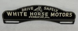 White Horse Motors Perkasie, PA License Plate Topper
