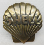 Shell Large Brass Emblem
