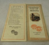 Early Shell Motor Oil and Gasoline Road Map