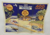 Shell Motor Oil 1929 Michigan Road Map