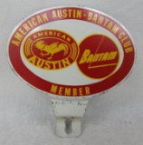 American Austin Bantam Club License Plate Topper