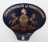 Commonwealth of Pennsylvania License Plate Topper