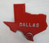 Dallas Texas License Plate Topper