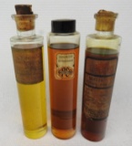 Group of Three Sample Oil Jars