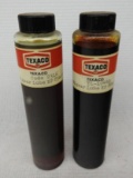 Texaco Oil Sample Jars