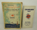 Socony and Gulf Cruising Guide Maps
