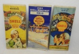Group of Graphic Shell Road Maps