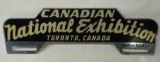 Canadian National Exhibition Toronto, Canada License Plate Topper