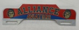 Alliance Aviators License Plate Topper
