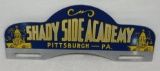 Shady Side Academy License Plate Topper