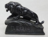 Lion Oil Paper Weight
