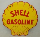 Shell Gasoline Pump Plate (Reproduction)