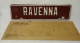 Ravenna License Plate Topper