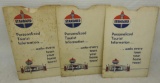 Group of Standard Oil Tourist Info Packets