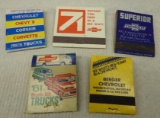 Group of Chevrolet Matchbooks