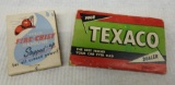 Pair of Texaco Matcbooks