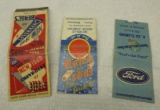 Group of Automotive Matchbook Covers