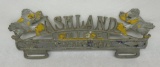 Ashland College Ashland, Ohio License Plate Topper