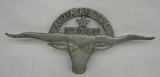 Amarillo Texas Cast Aluminum Steer
