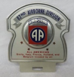 82nd Airborne Division License Plate Topper