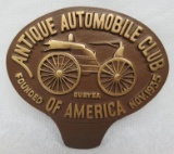 Antique Automobile Club of America License Plate Topper