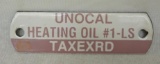 Unocal Heating Oil #1 Porcelain Sign